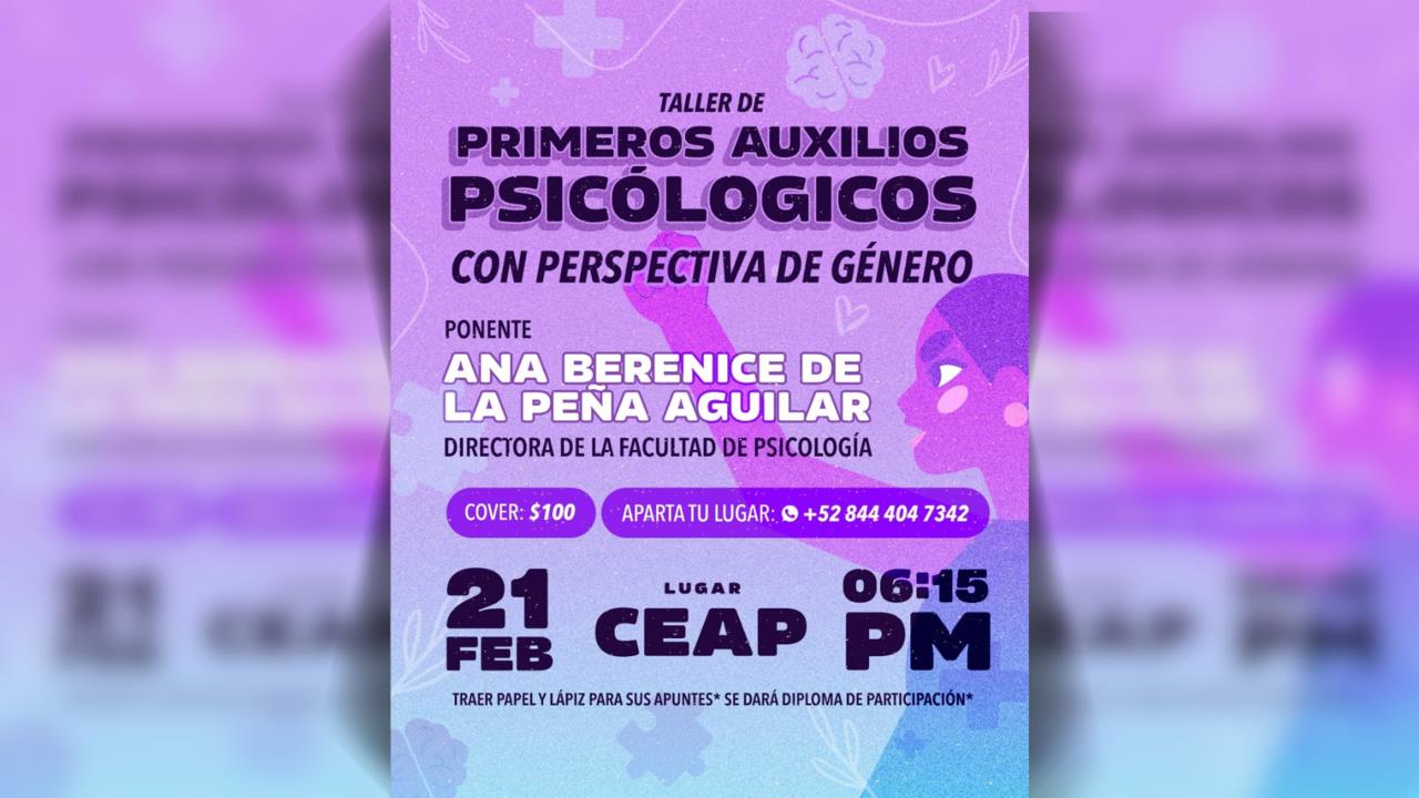 El taller está planeado para el 21 de febrero en punto de las 06:15 pm en el Comité Escolar de Administración Participativa (CEAP) / Foto: Redes Sociales