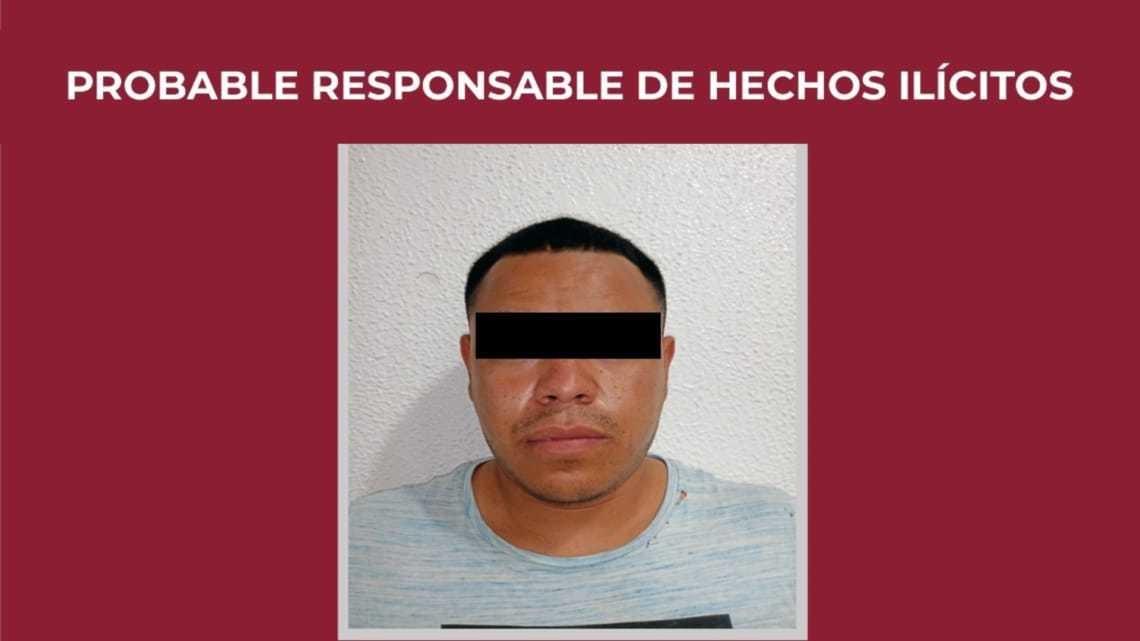 Detienen a policía estatal acusado de violación equiparada. Foto: Especial