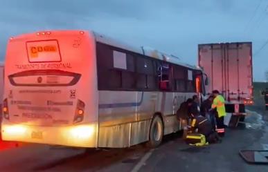 Choque en Carretera a Laredo deja 14 heridos