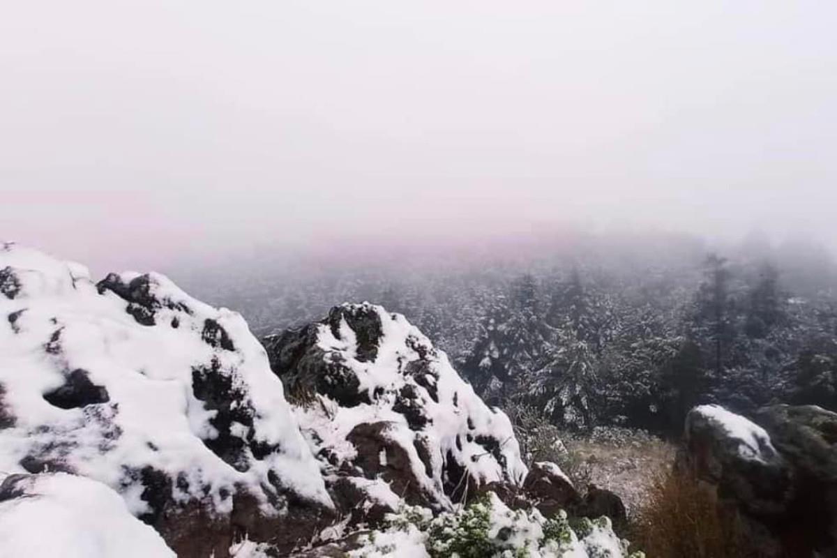 La Marquesa se tiñó de blanco Foto: X(Twitter) @MetepecGobierno