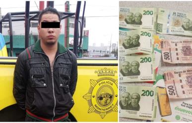 Detienen a hombre por pagar con billetes falsos en tienda de conveniencia