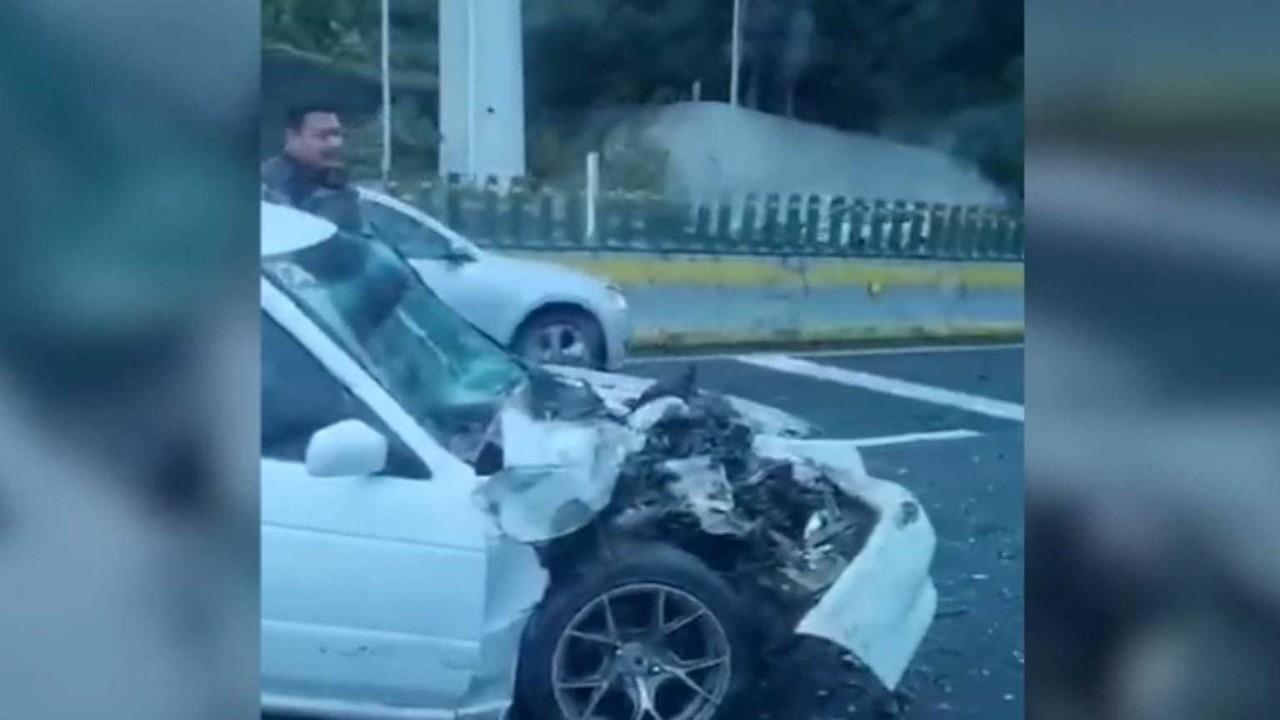 Lluvia provoca múltiples accidentes en el Valle de Toluca. Foto: RRSS