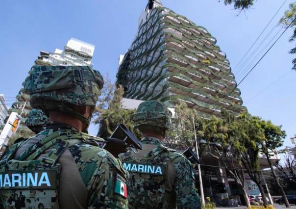 Reportan cateo de la Marina y FGR en departamentos de la Benito Juárez en CDMX