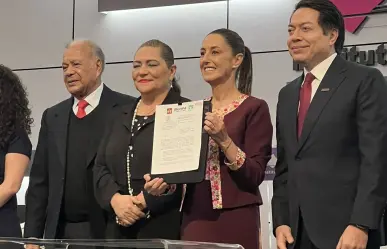 Claudia Sheinbaum se registra como candidata a la presidencia de la República