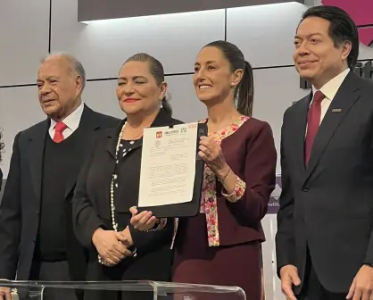 Claudia Sheinbaum se registra como candidata a la presidencia de la República