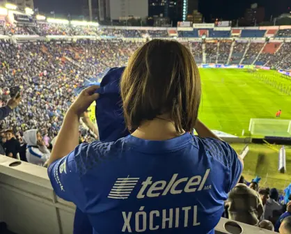 Xóchitl Gálvez: en modo fut; fue al estadio a apoyar a su Cruz Azul