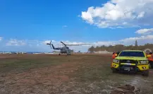Marina combate un incendio forestal en la Reserva Ecológica de Dzilam de Bravo
