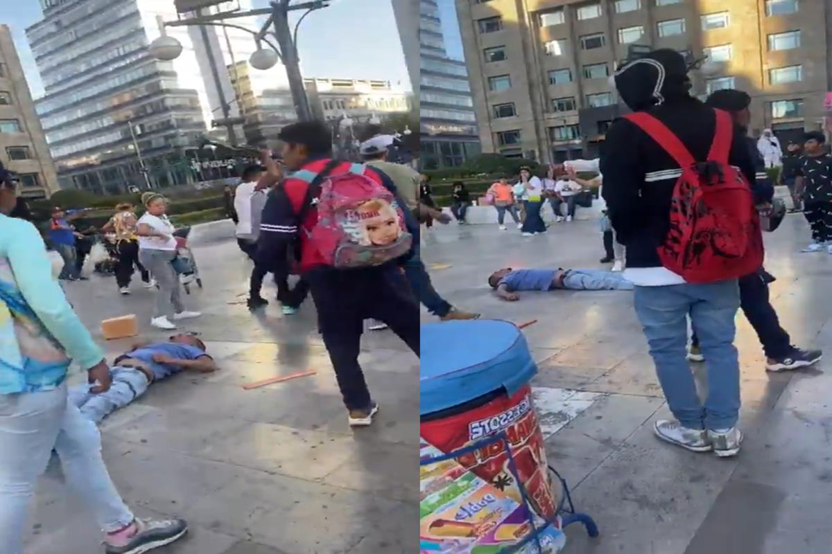 Circula video de pelea en Bellas Artes, la SSC ya emitió un comunicado. Foto: Especial