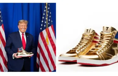 Lanza Trump tenis deportivos que se venderán a más de 6 mil pesos (VIDEO)