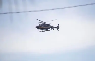 Helicóptero de la SSP se une a búsqueda de familia pérdida en el mar yucateco