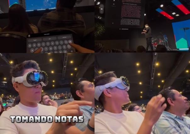 Joven vive nueva experiencia religiosa con las gafas Apple Vision Pro