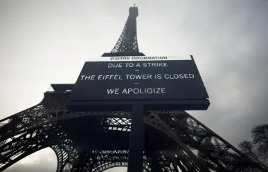 Cierran Torre Eiffel por huelga de trabajadores