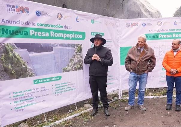 Anuncian la construcción de la presa Rompepicos 2