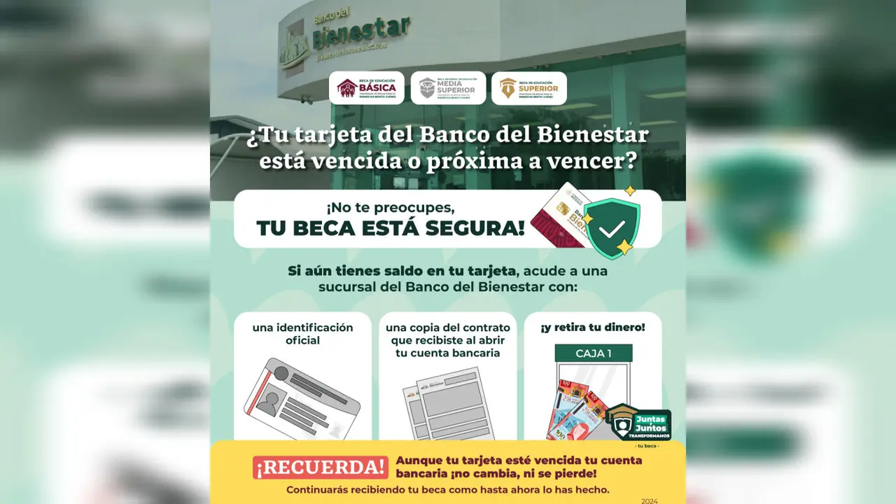 Debes saber esto si se vence tu tarjeta del Bienestar