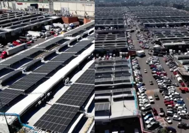 CDMX estrena planta fotovoltaica más grande del mundo en la Central de Abastos