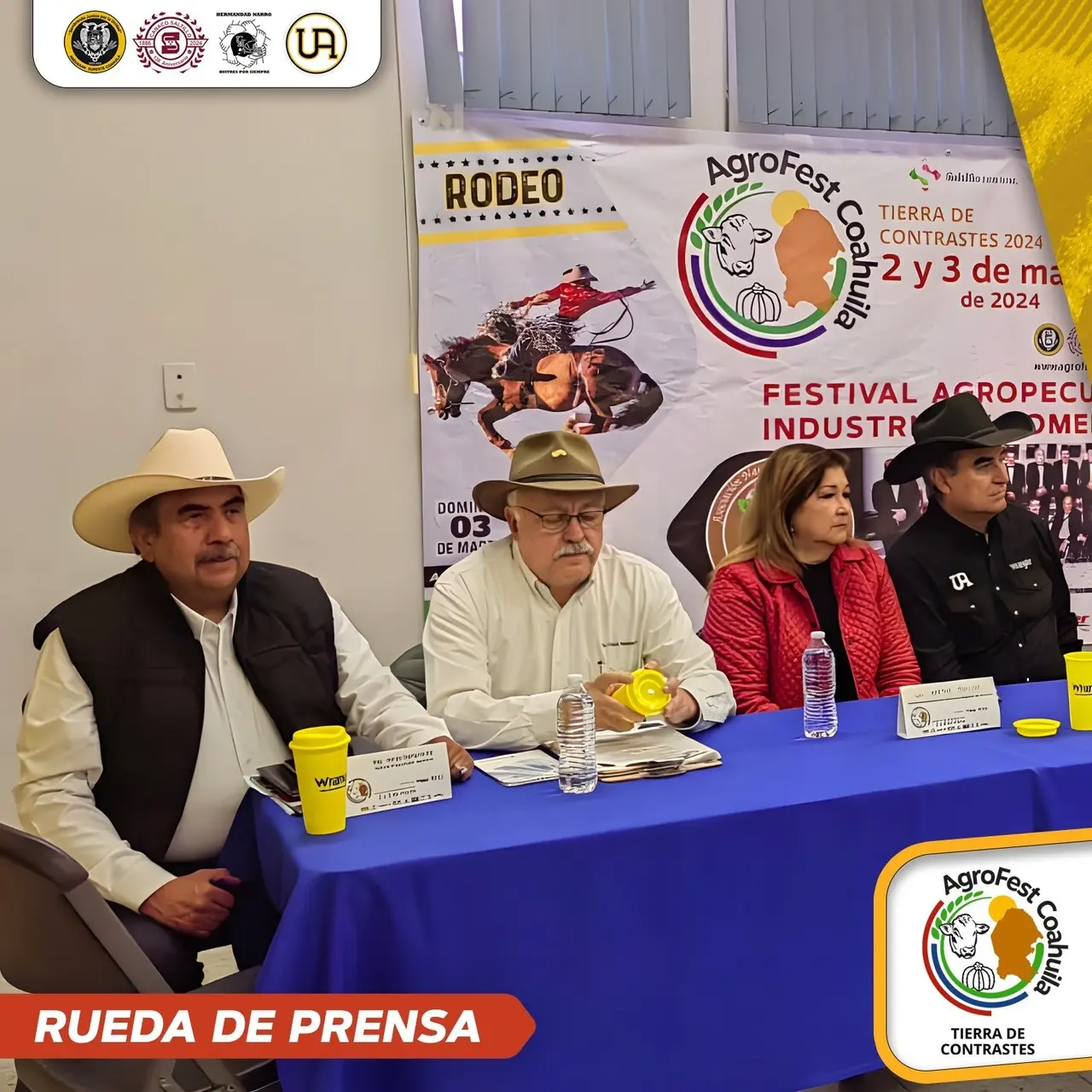 Rueda de prensa de AgroFest. Foto de redes.