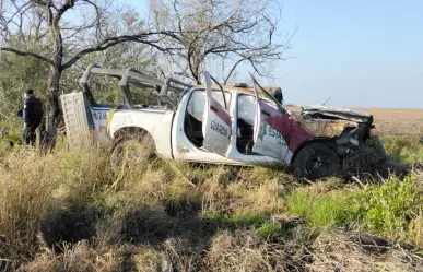 Fallecen dos elementos de la Guardia Estatal tras volcadura en Reynosa