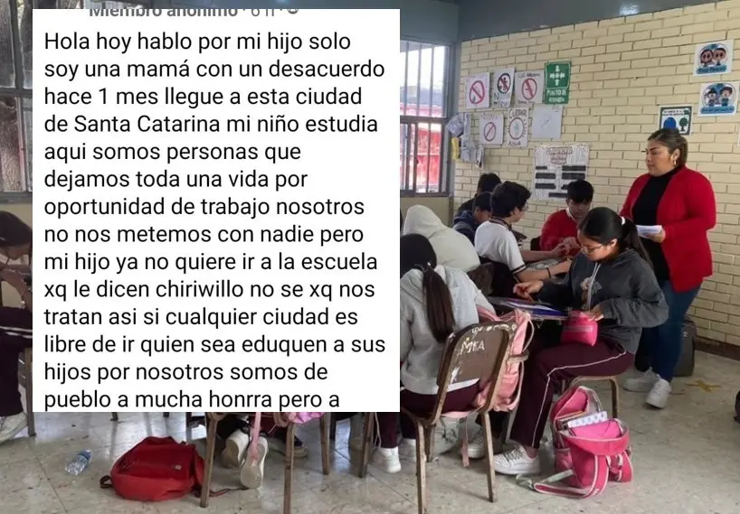 Madre denuncia que acosan a su hijo por ser humilde. Foto. Facebook