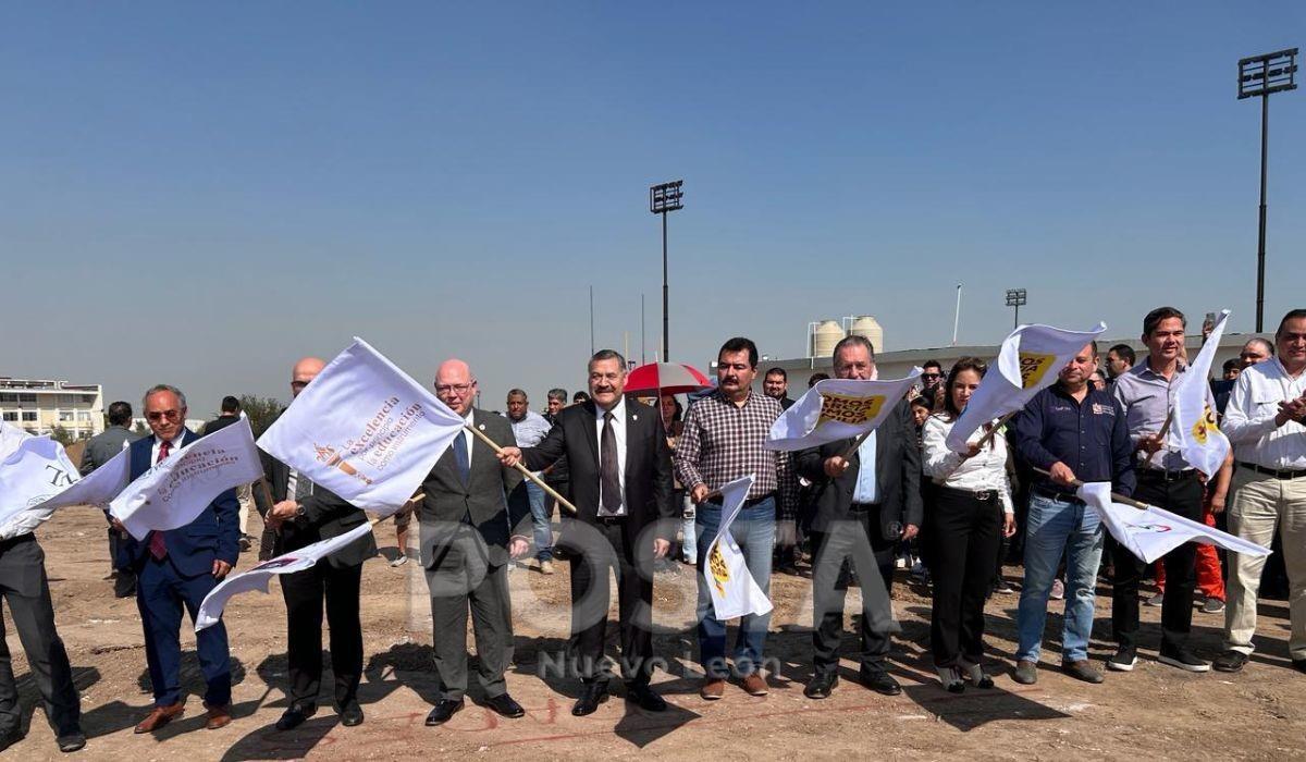 Arrancan obras de la Unidad Académica de García, beneficiará a más de 1500 alumnos Foto: Rosy Sandoval