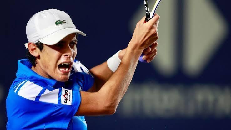 El tenista yucateco Rodrigo Pacheco Méndez tuvo una mala apertura en el Abierto de Los Cabos ATP 250 al perder contra el australiano Aleksandar Vukic.- Foto de archivo