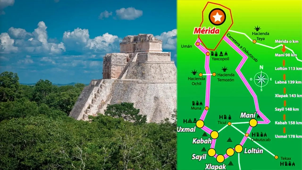 ¿Qué es la Ruta Puuc? Conoce el recorrido para visitar ruinas en Yucatán