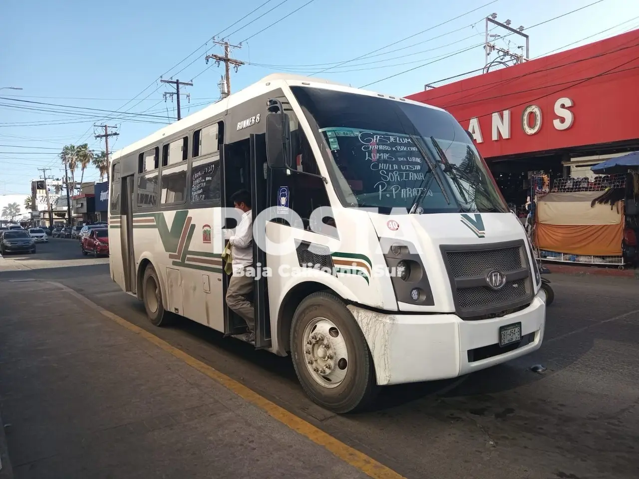 Transporte público de Los Cabos. I Foto: Irving Thomas, POSTA.