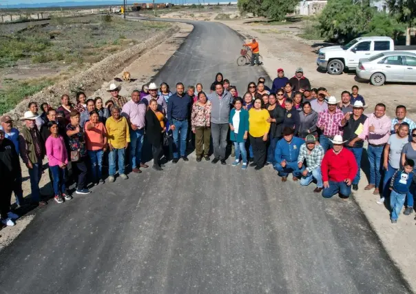 Invierten más de 1.8 mdp en pavimentación del Barrio Antiguo de Paredón en Ramos