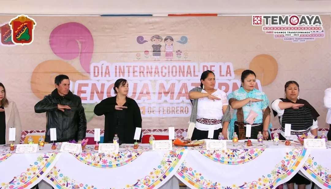 Temoaya: Imparten clases de otomí en escuelas de educación básica. Foto: Temoaya 2022-2024