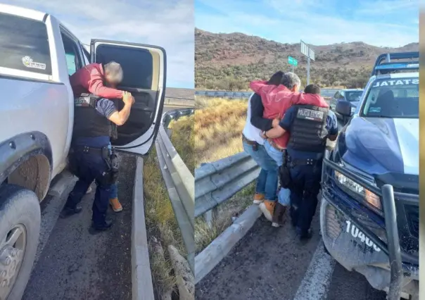 ¡Le salvan la vida elementos de la Policía Estatal!