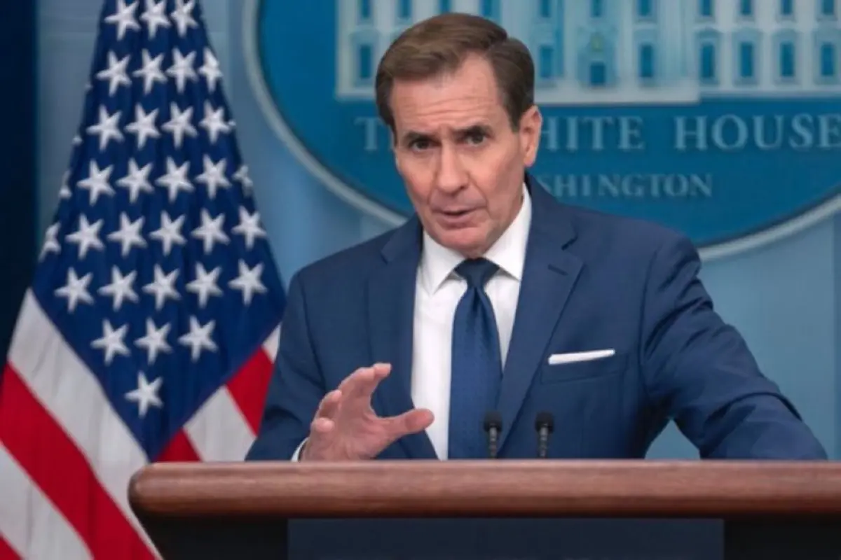 John Kirby emitió dichas declaraciones en una conferencia de prensa donde también se trató sobre el conflicto entre Rusia y Ucrania, el presidente Vladímir Putin, entre más temas. Fuente: X (antes Twitter)