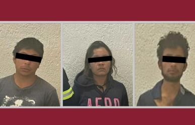 Detienen a tres presuntos vendedores de droga en Tenancingo