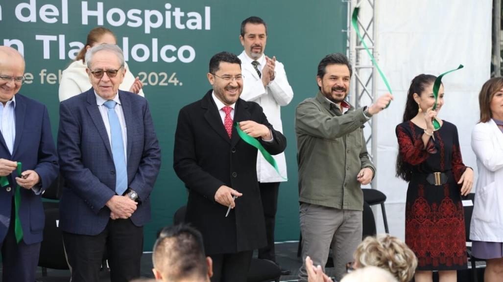 Inaugura Martí Batres hospital en Tlatelolco, beneficiará la zona norte de CDMX