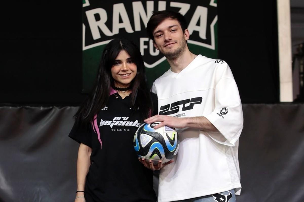 Alana Flores y Diego Barca presidentes de la Raniza FC Foto: Ricardo Rdz