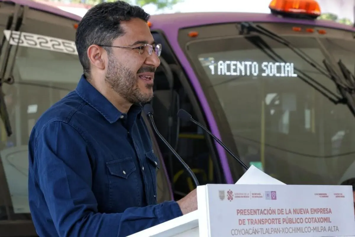 Adiós microbuses, inaugura Martí Batres Corredor de Transporte Público Cotaxomil