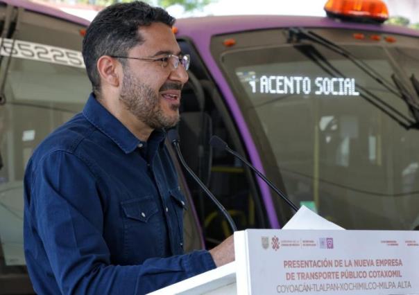 Adiós microbuses, inaugura Martí Batres Corredor de Transporte Público Cotaxomil