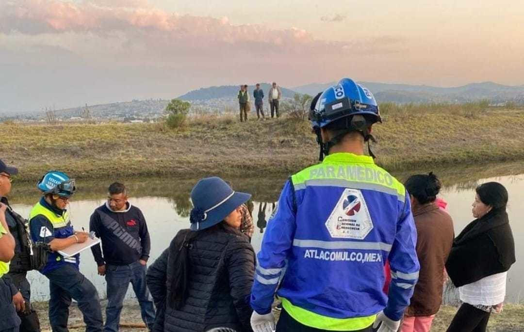 Los primeros informes señalaron que las menores cayeron accidentalmente a la presa. Foto: Comisión Nacional de Emergencia Atlacomulco