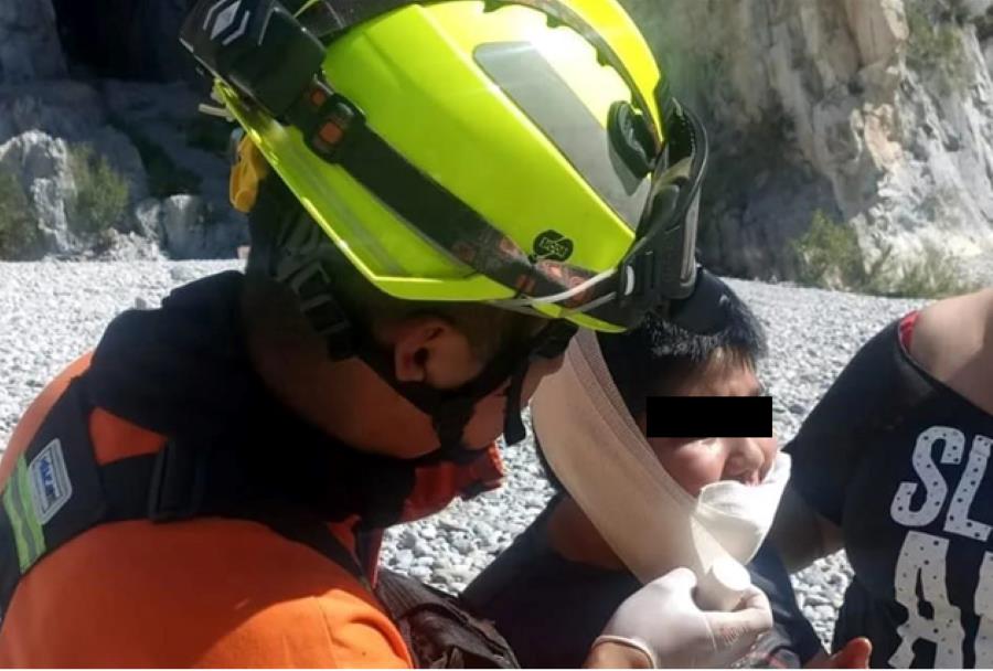 Niño es atacado por perro en Parque La Huasteca. Foto. Alerta Santa Catarina