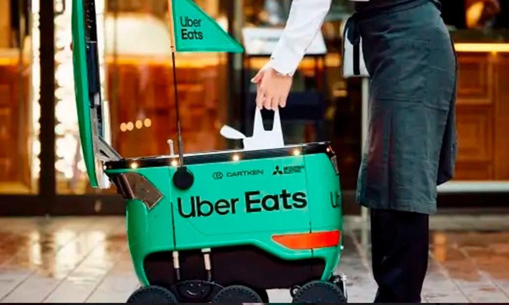 Uber Eats hace entregas con robots en Japón. Foto. PlanoInformativo