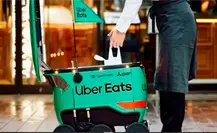 Robots repartidores de Uber Eats llegan a Japón (VIDEO)