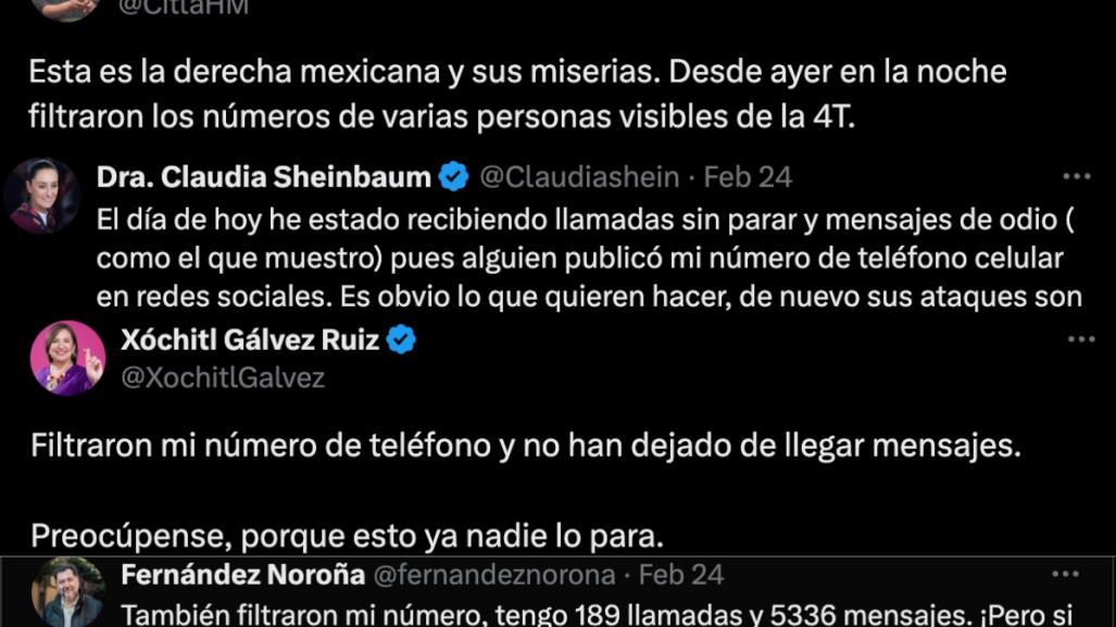 Doxeo: un recuento de los políticos a los que les filtraron su número telefónico