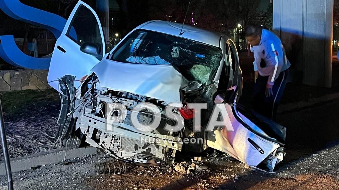 El lesionado fue llevado a un hospital para ser atendido. Foto: Raymundo Elizalde.