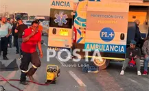 Choque deja 14 heridos en la carretera Miguel Alemán