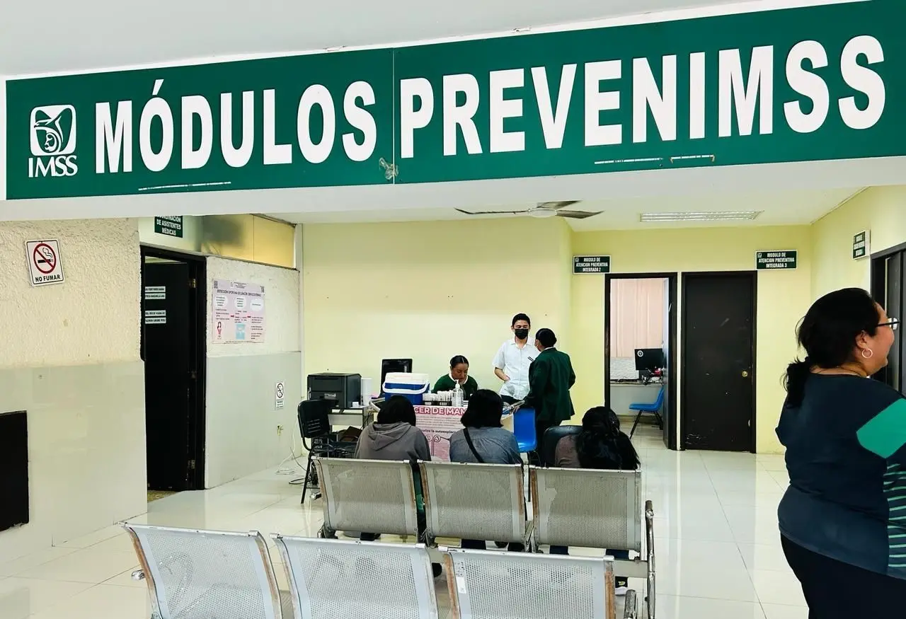 Módulos IMSS. Foto: IMSS Yucatán