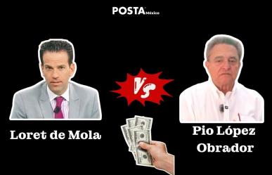 Pío López Obrador y Loret de Mola se enfrentan en careo