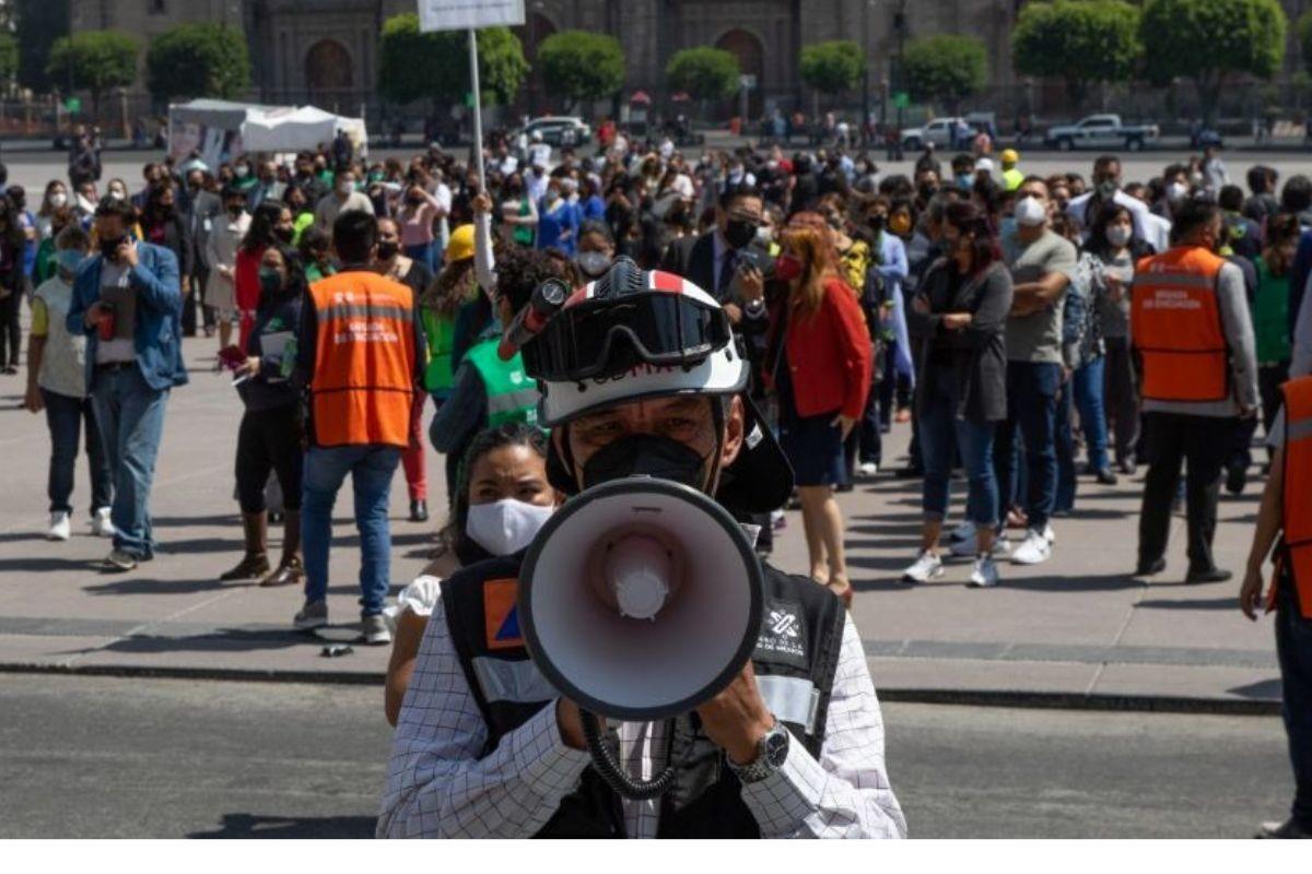 Posponen Primer Simulacro Nacional 2024 hasta nuevo aviso en CDMX Foto: SGIRPC