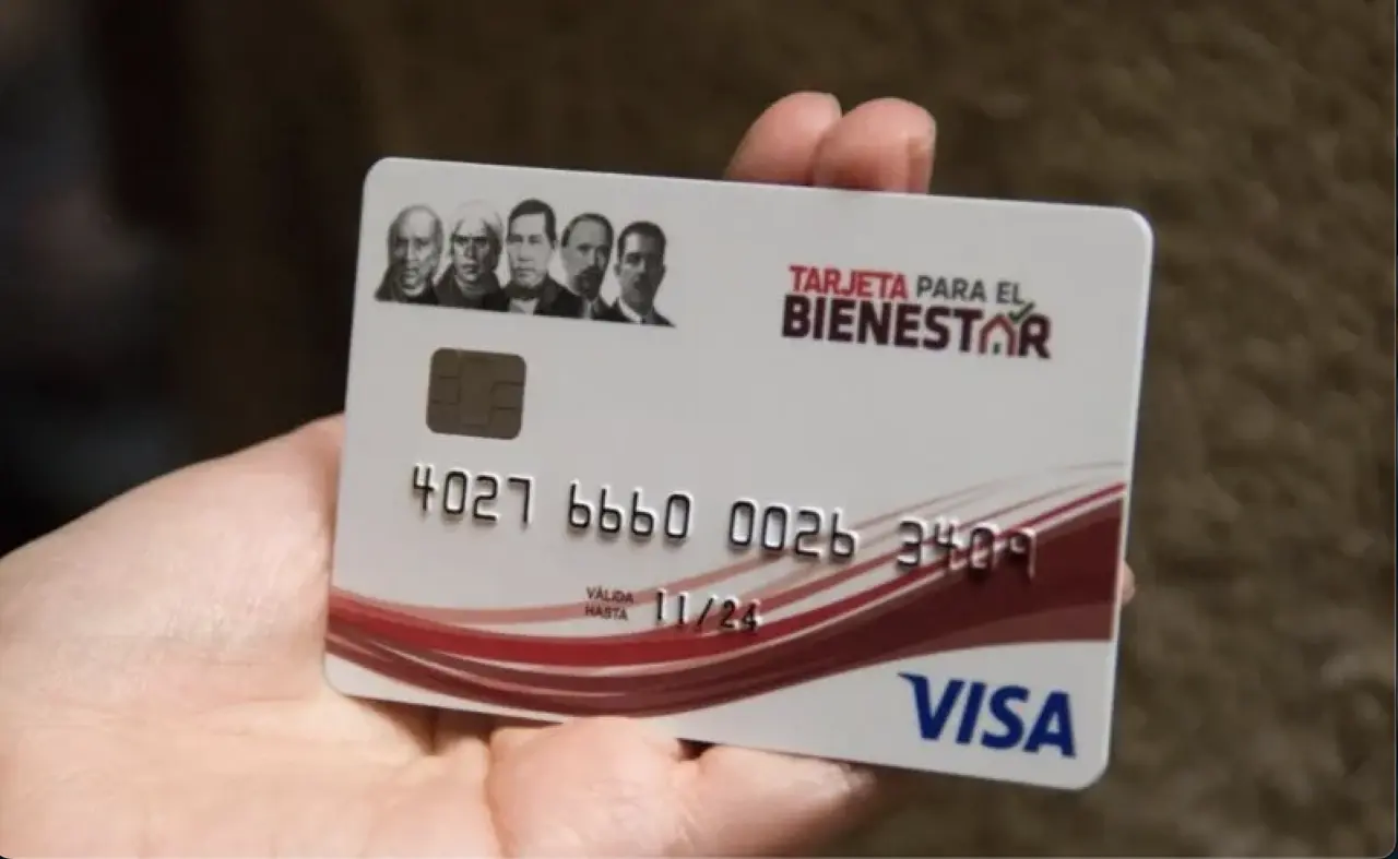 Tarjeta del bienestar. Foto: Gobierno de México