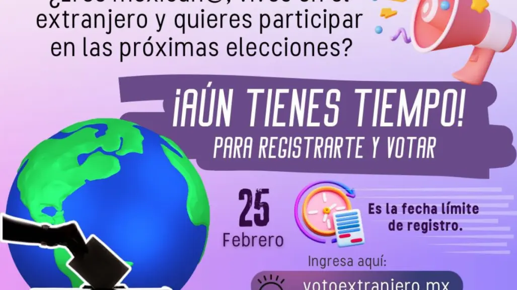 Más de 226 mil mexicanos se registraron para votar en el extranjero: INE