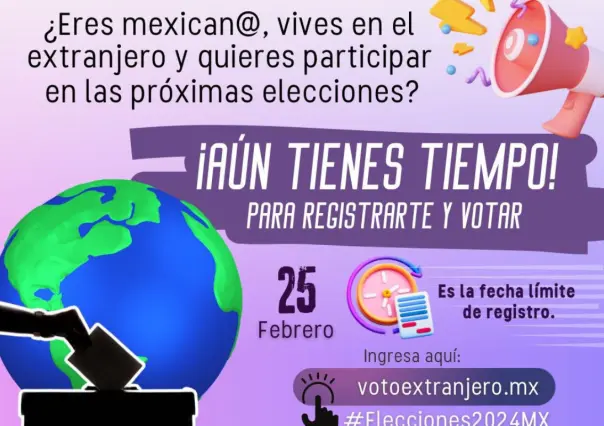 Más de 226 mil mexicanos se registraron para votar en el extranjero: INE