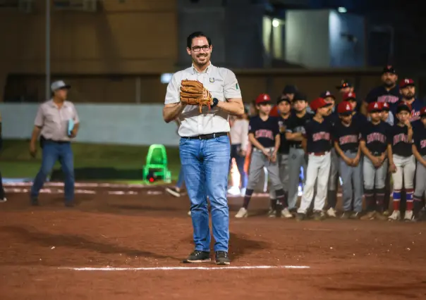 Santiago, Nuevo León: Alcalde anota jonronazo con Campo de Béisbol San José