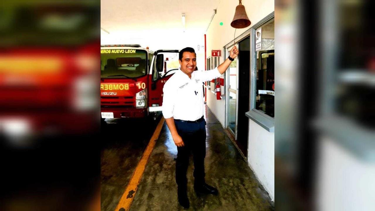 El alcalde Jesús Nava confirmó la entrega de recursos para la operación de la Estación de Bomberos No.4. Foto. Cortesía